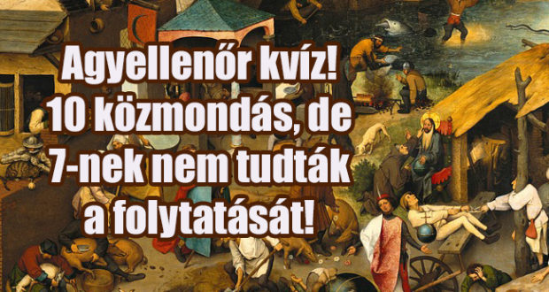 közmondás kvíz
